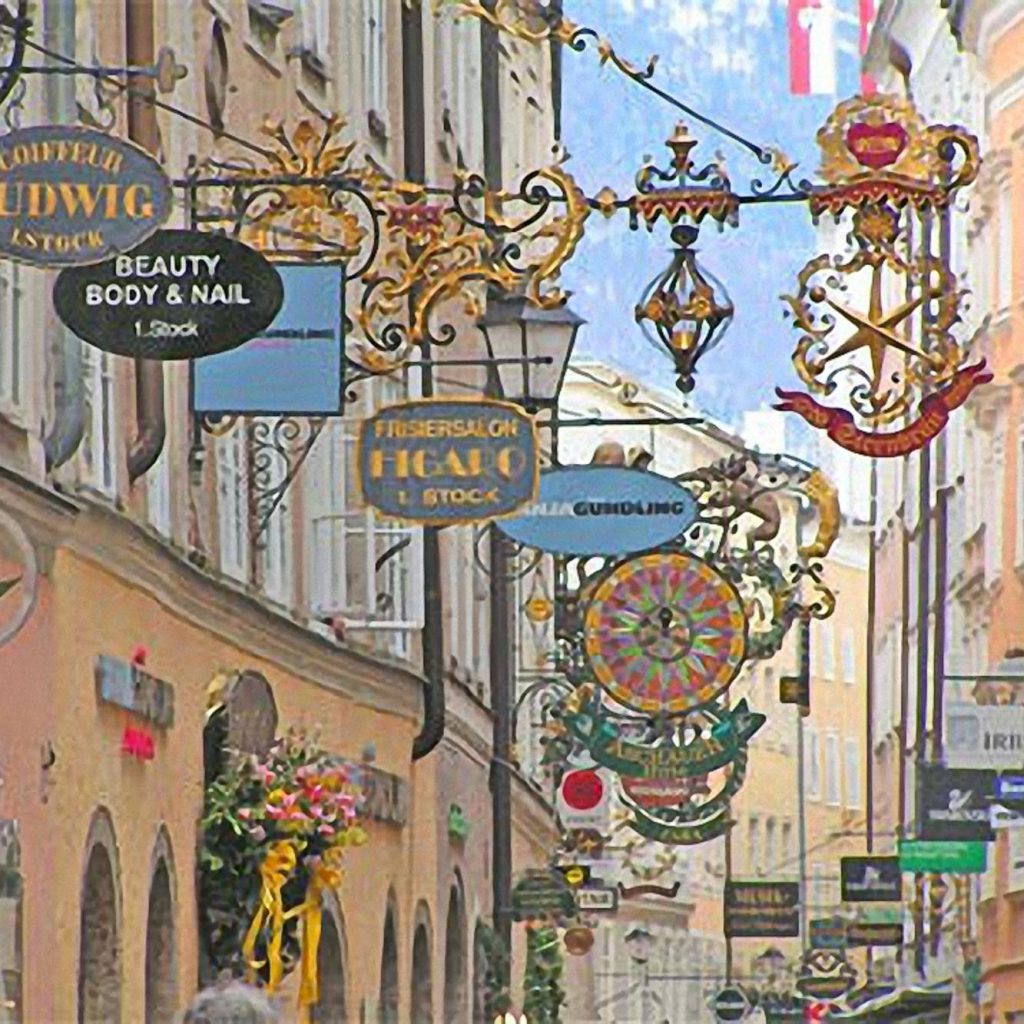 Getreidegasse in Salzburg