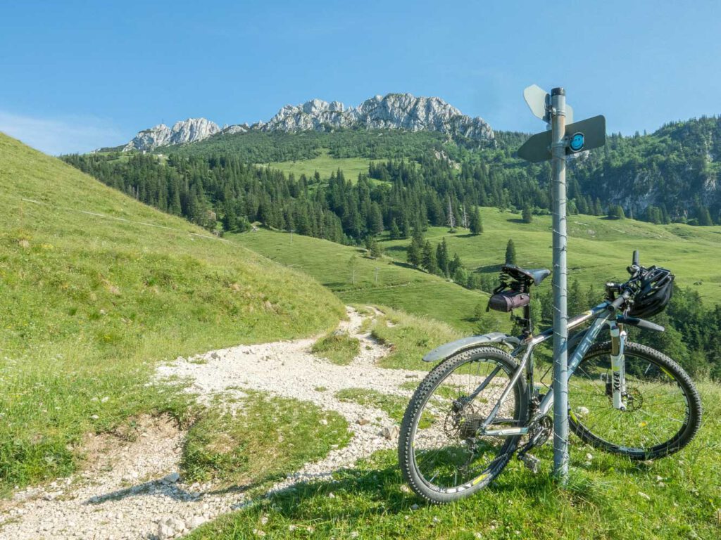 Mountainbike-mit-Kampenwand